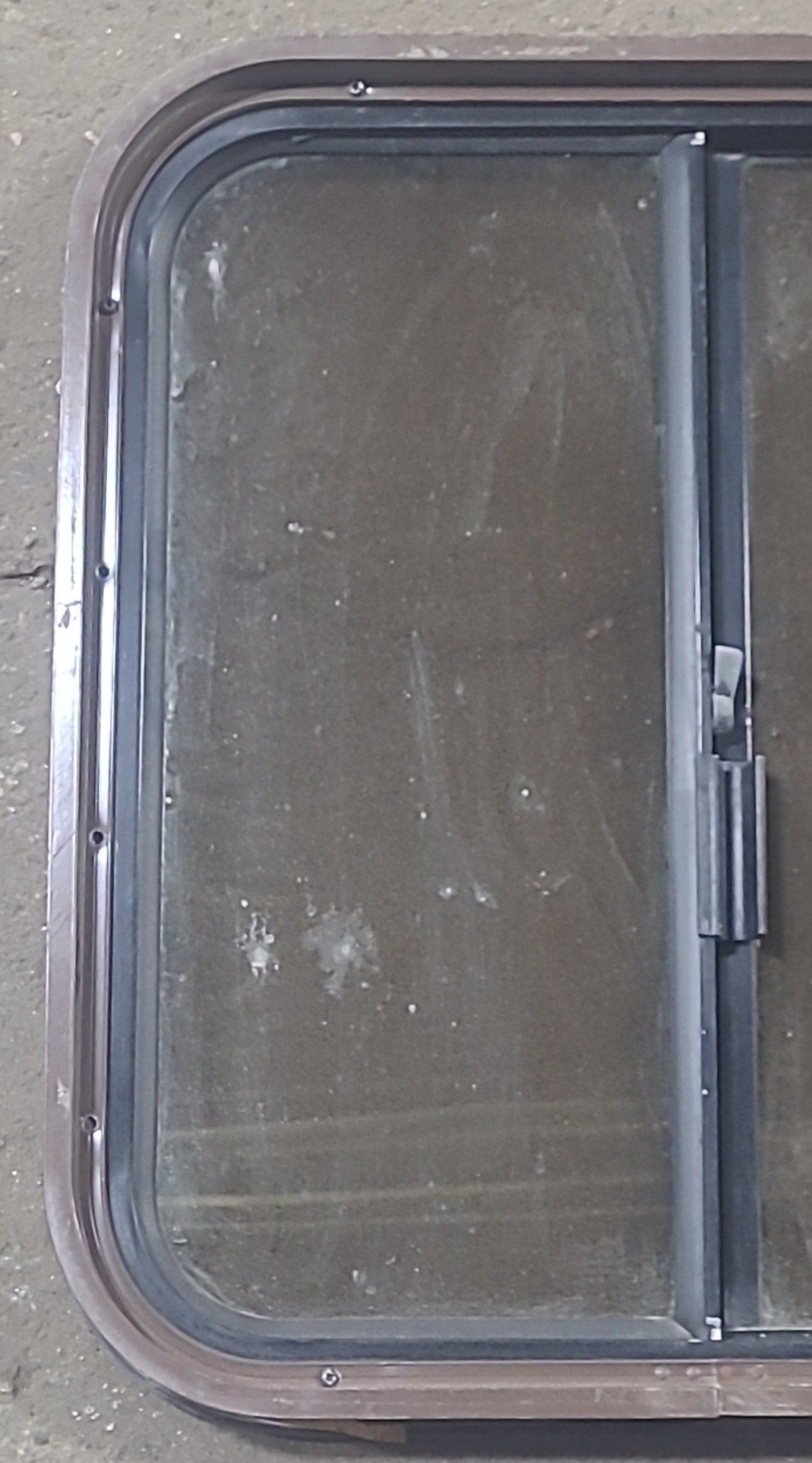 Used Black Radius Opening Window : 20 1/4