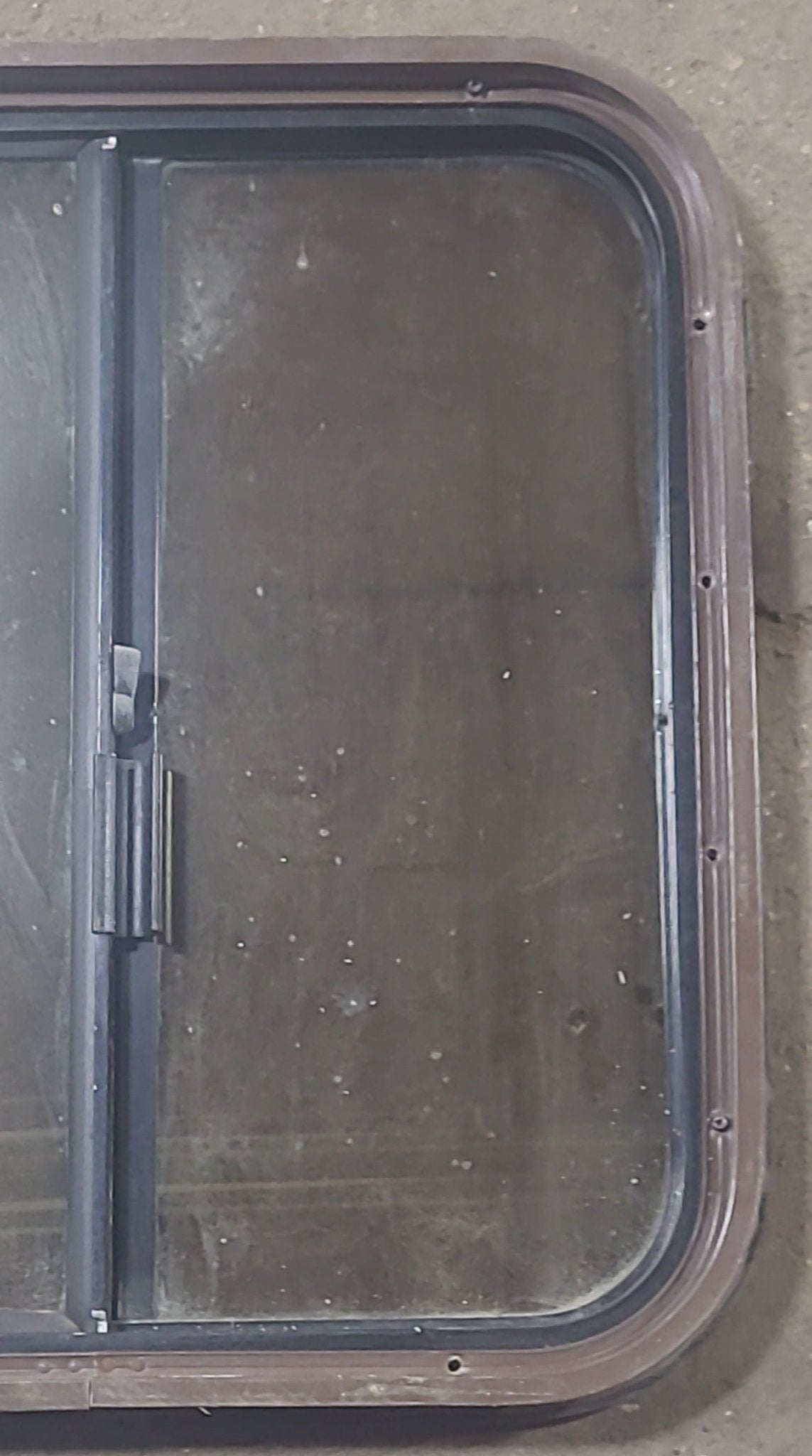 Used Black Radius Opening Window : 20 1/4