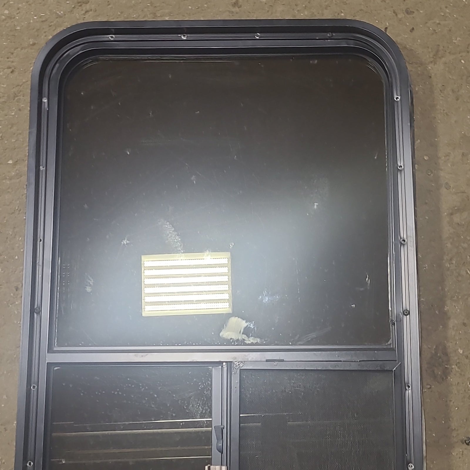 Used Black Radius Opening Window : 21 3/4