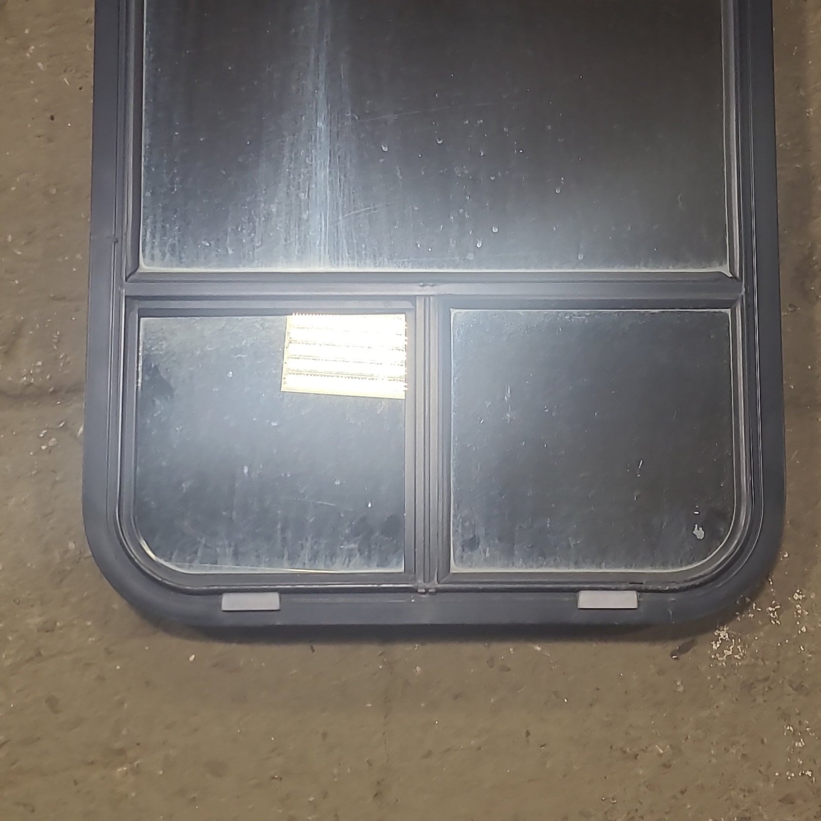 Used Black Radius Opening Window : 21 3/4