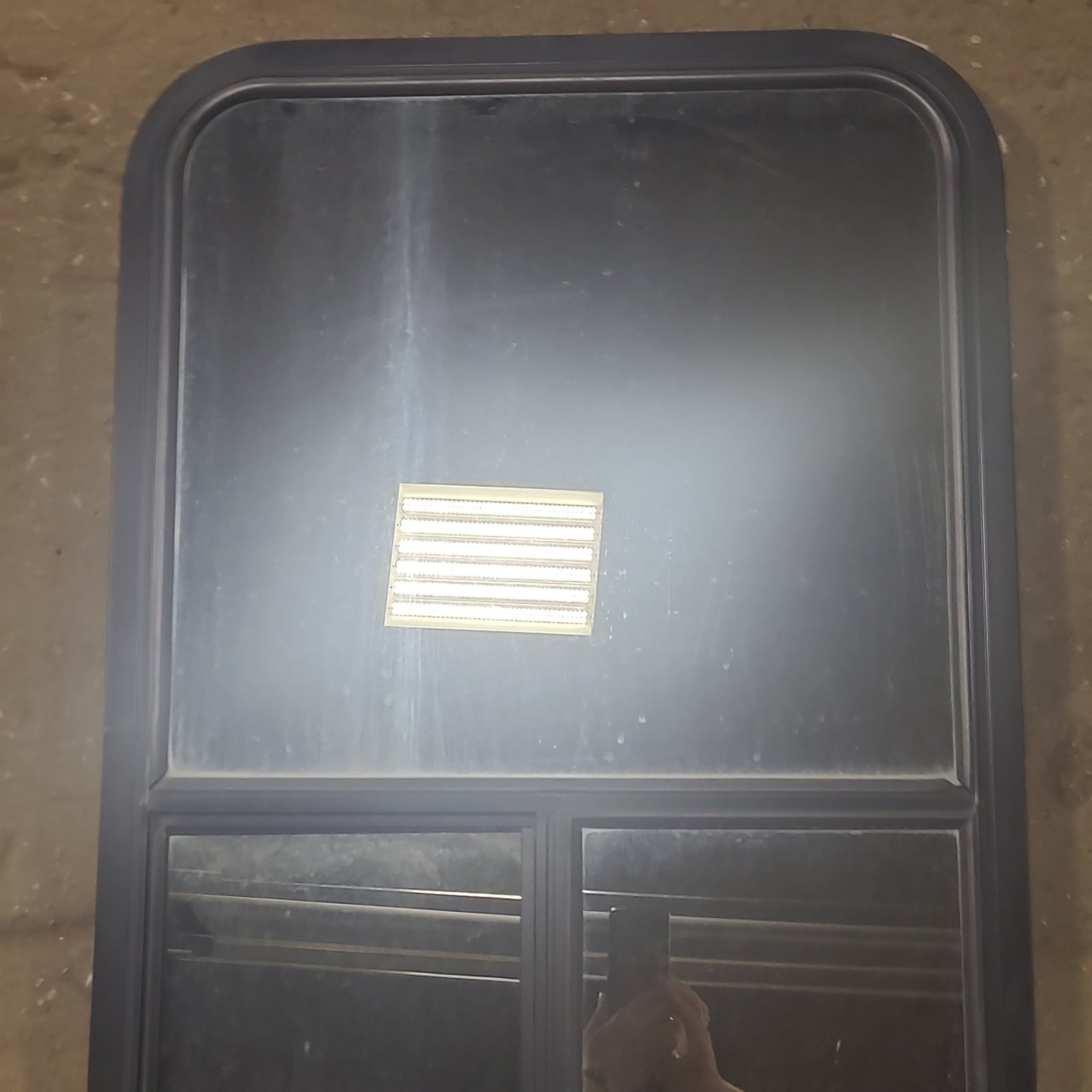 Used Black Radius Opening Window : 21 3/4