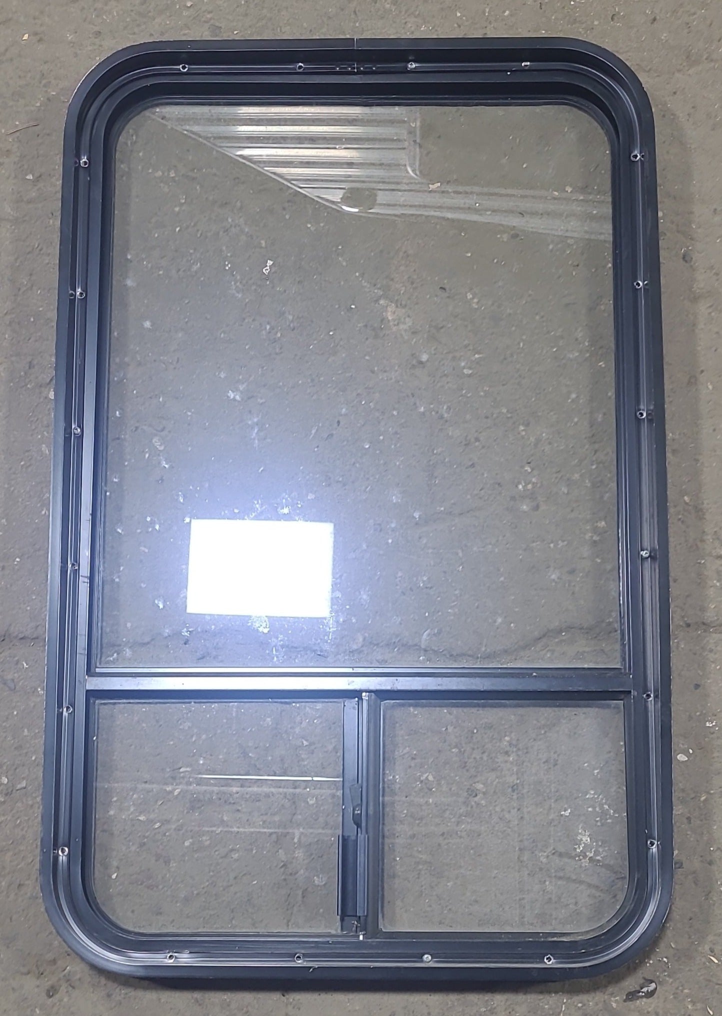 Used Black Radius Opening Window : 22 1/2