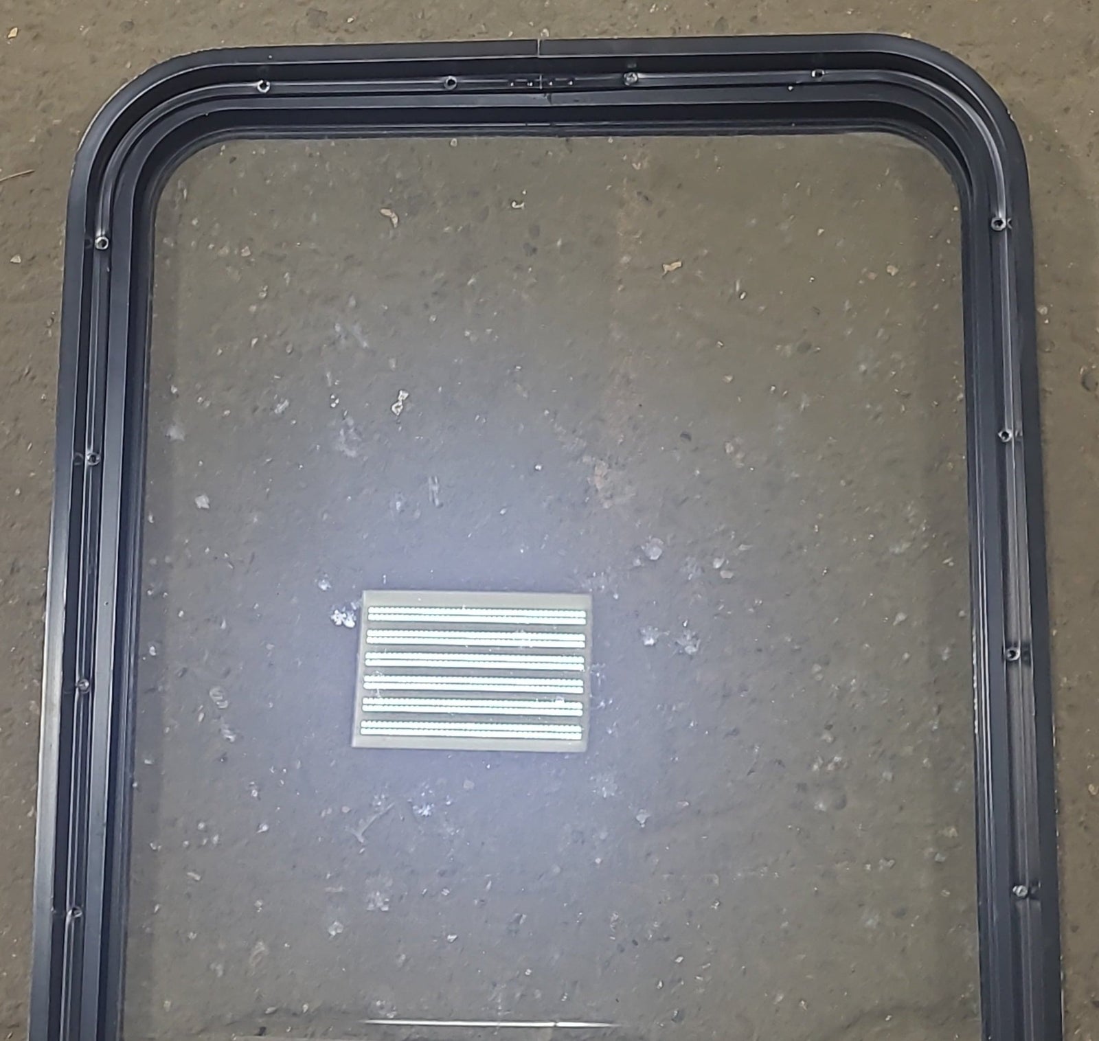 Used Black Radius Opening Window : 22 1/2