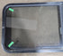Used Black Radius Opening Window : 22" X 54 1/2" X 2" D - Young Farts RV Parts