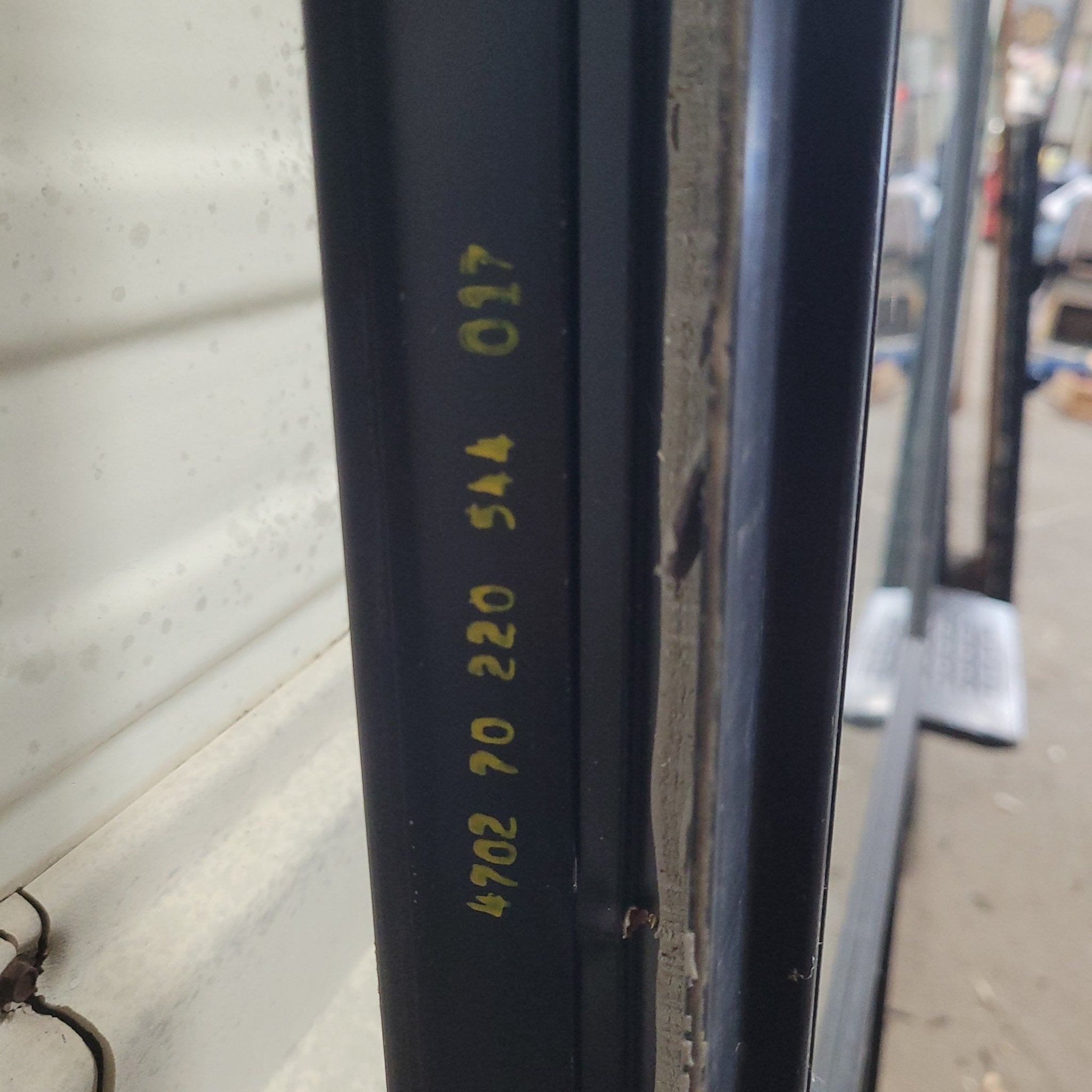 Used Black Radius Opening Window : 22 X 54 3/4 X 2" D - Young Farts RV Parts