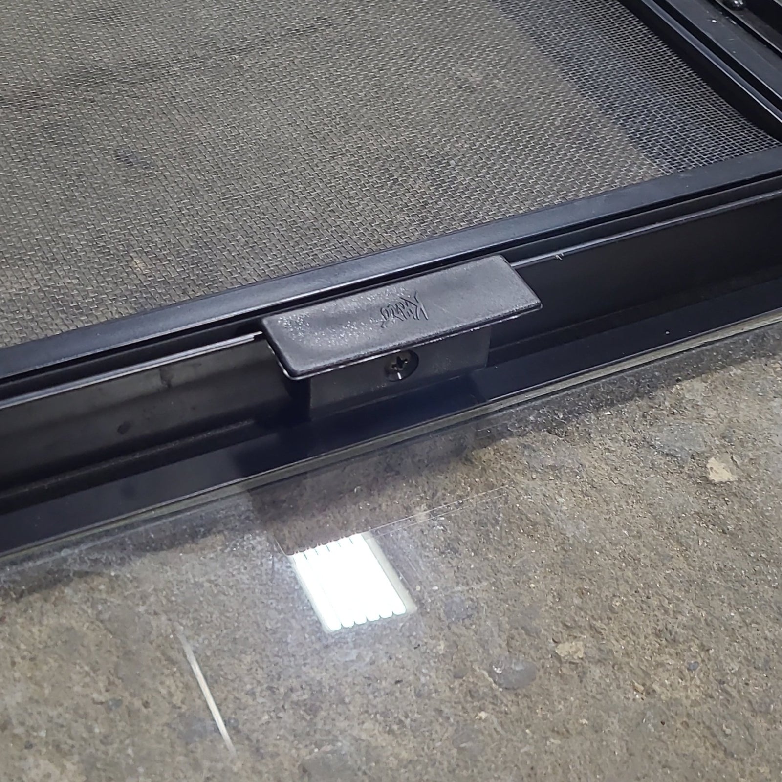 Used Black Radius Opening Window : 23 1/2