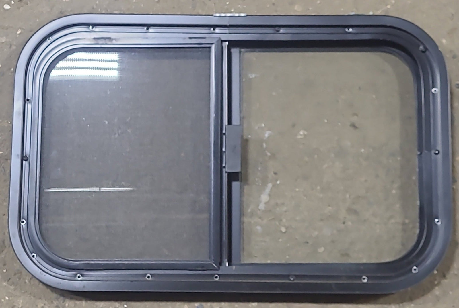 Used Black Radius Opening Window : 23 1/2