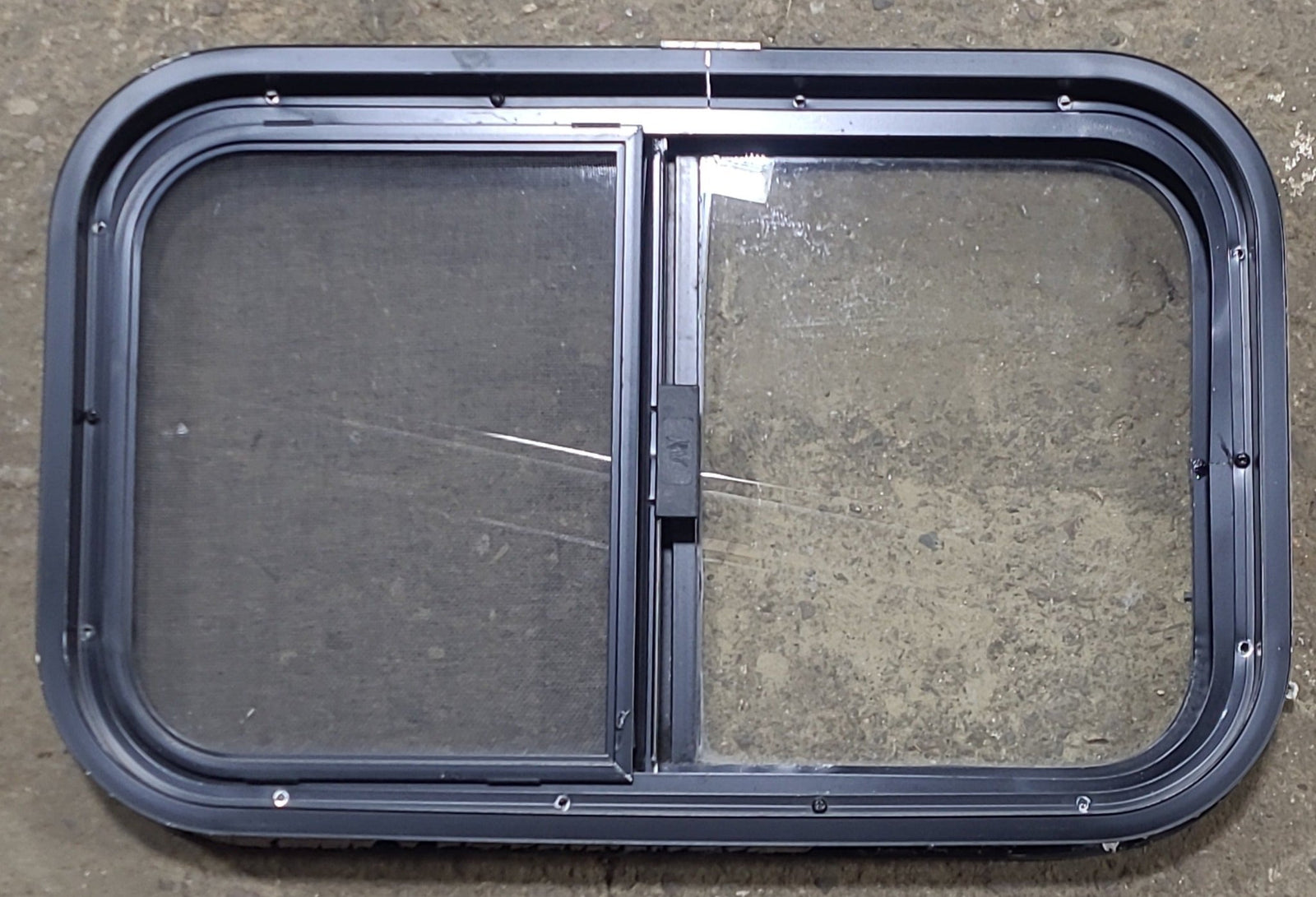 Used Black Radius Opening Window : 23 1/2