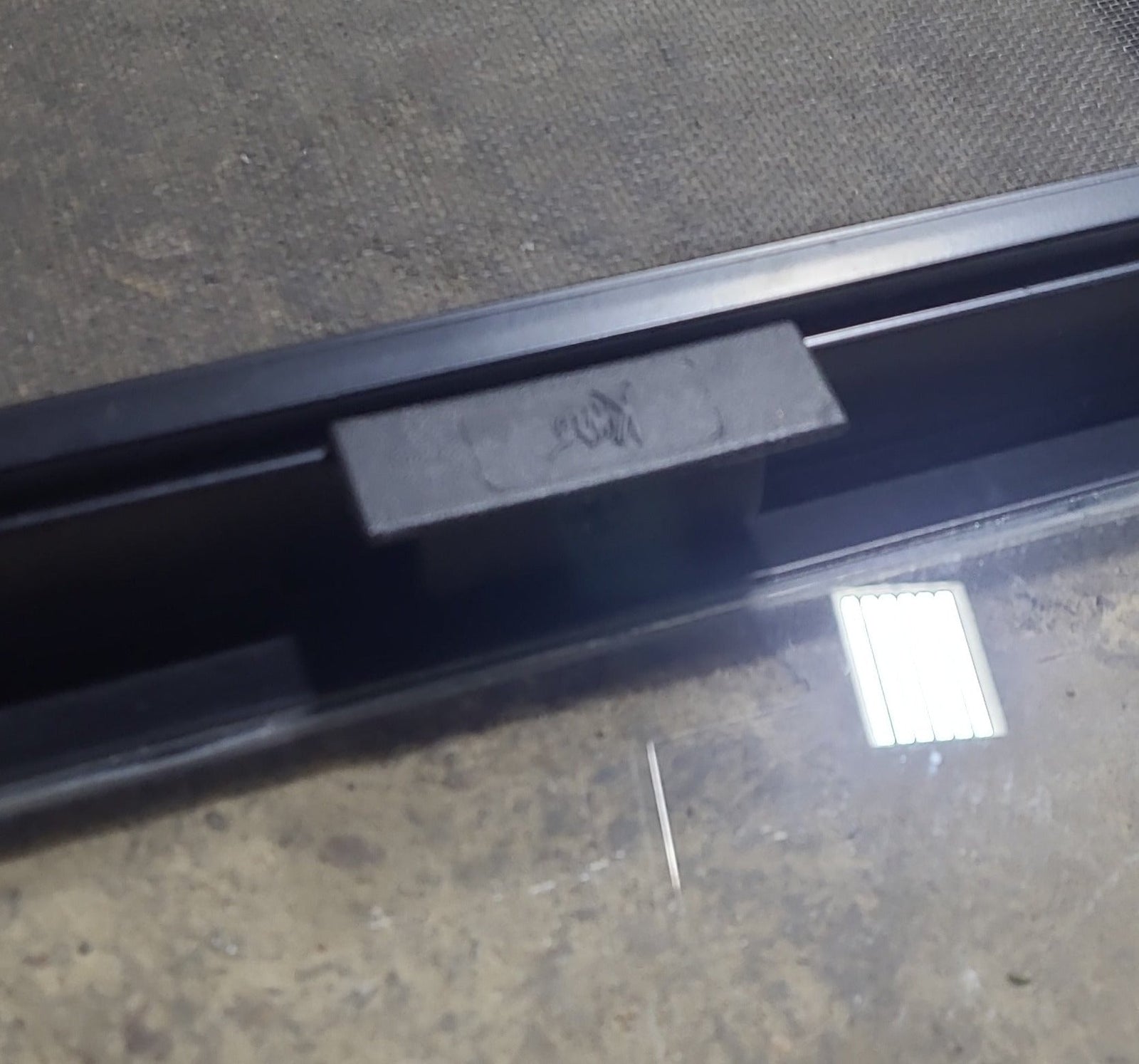 Used Black Radius Opening Window : 23 1/2