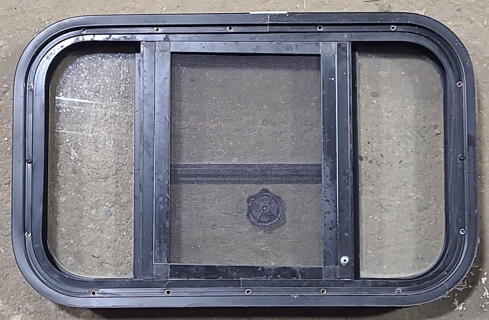 Used Black Radius Opening Window : 23 1/2