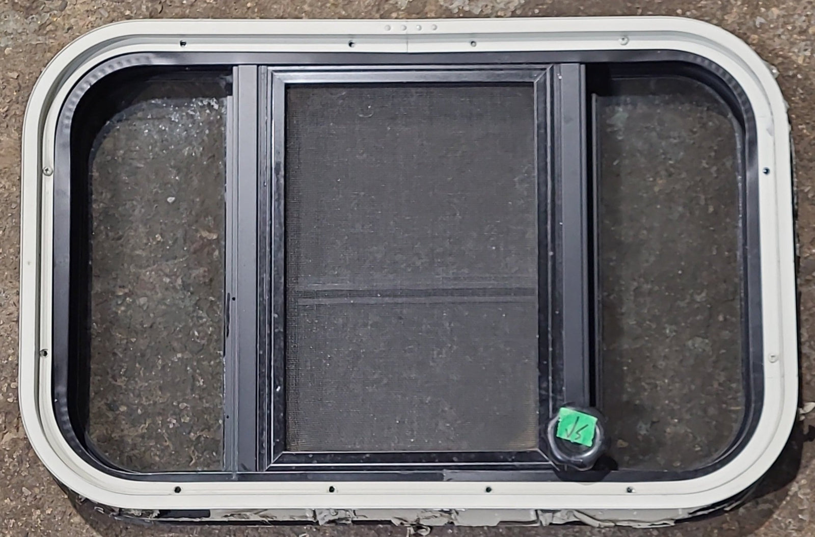 Used Black Radius Opening Window : 23 1/2