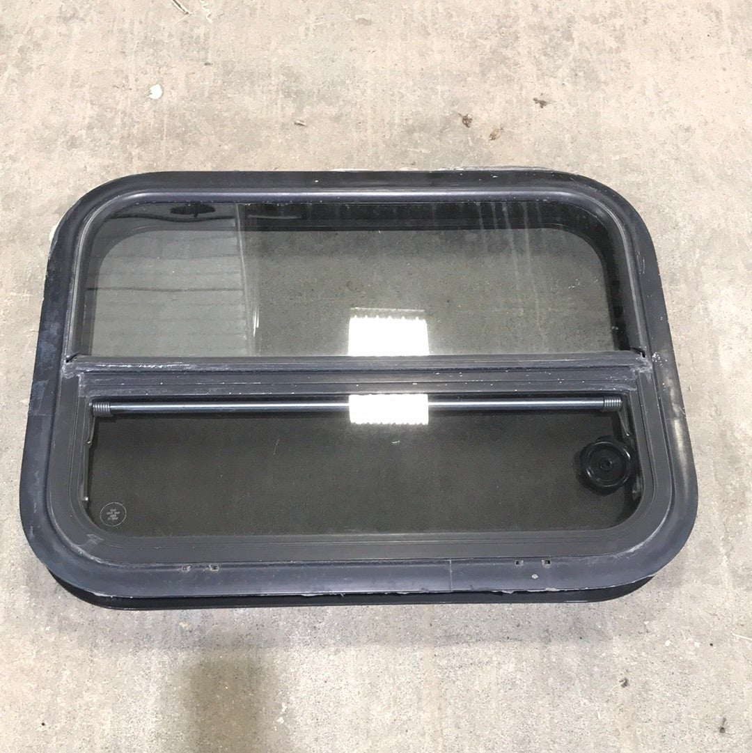 Used Black Radius Opening Window : 23 1/2