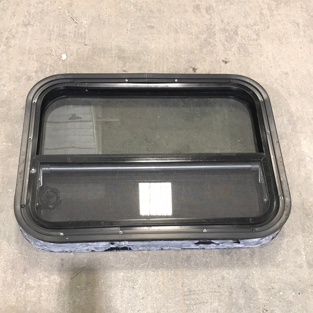 Used Black Radius Opening Window : 23 1/2