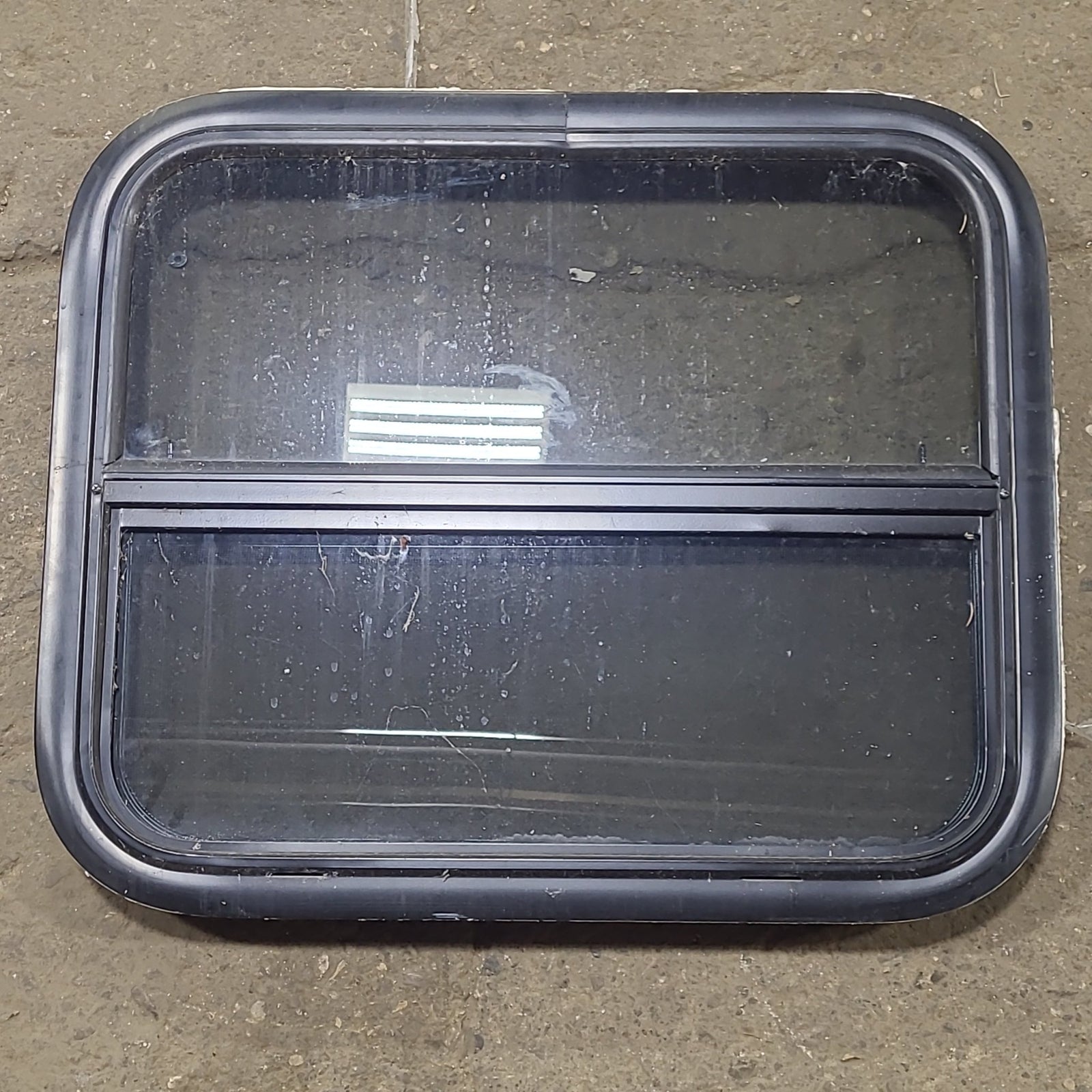 Used Black Radius Opening Window : 23 1/2