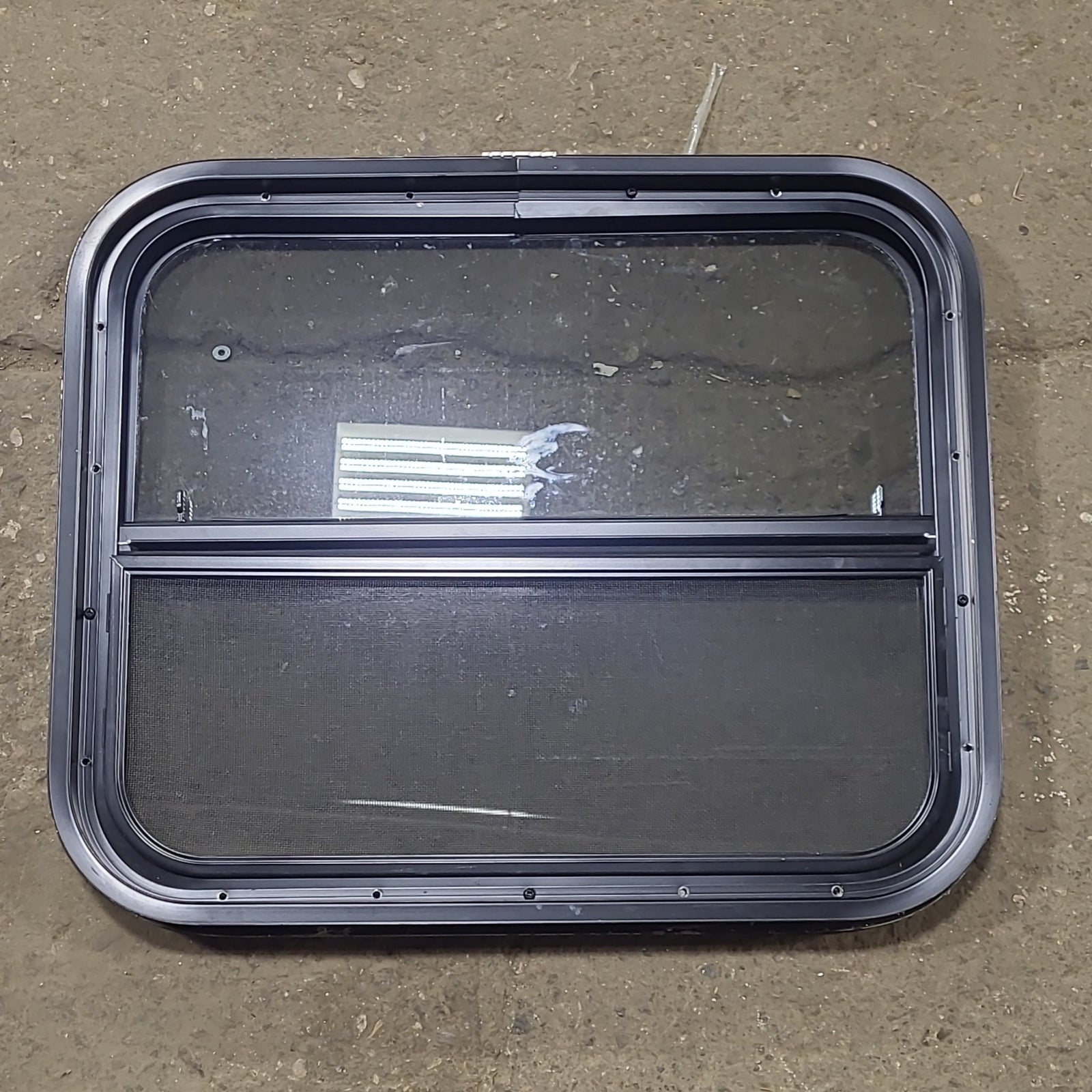 Used Black Radius Opening Window : 23 1/2