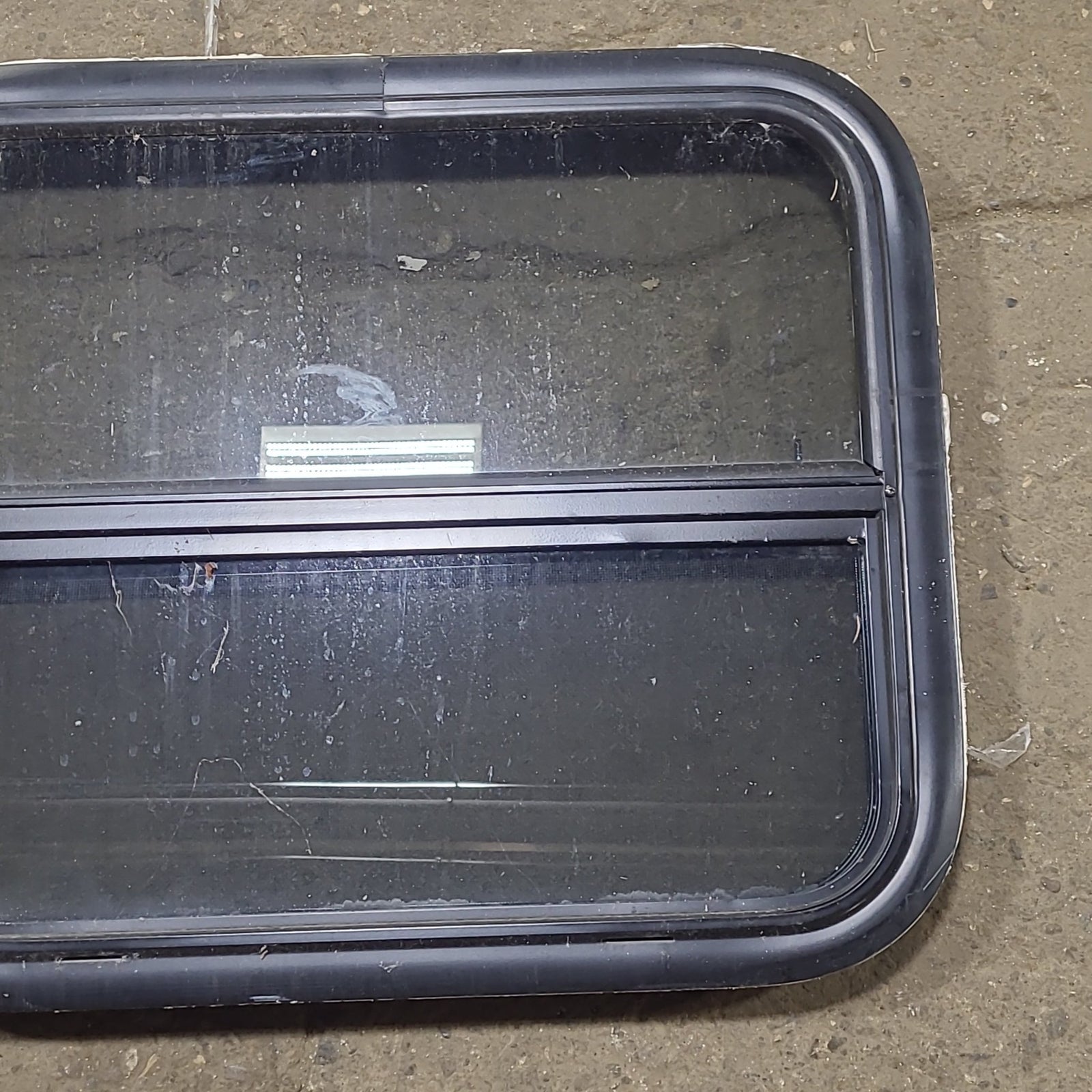 Used Black Radius Opening Window : 23 1/2