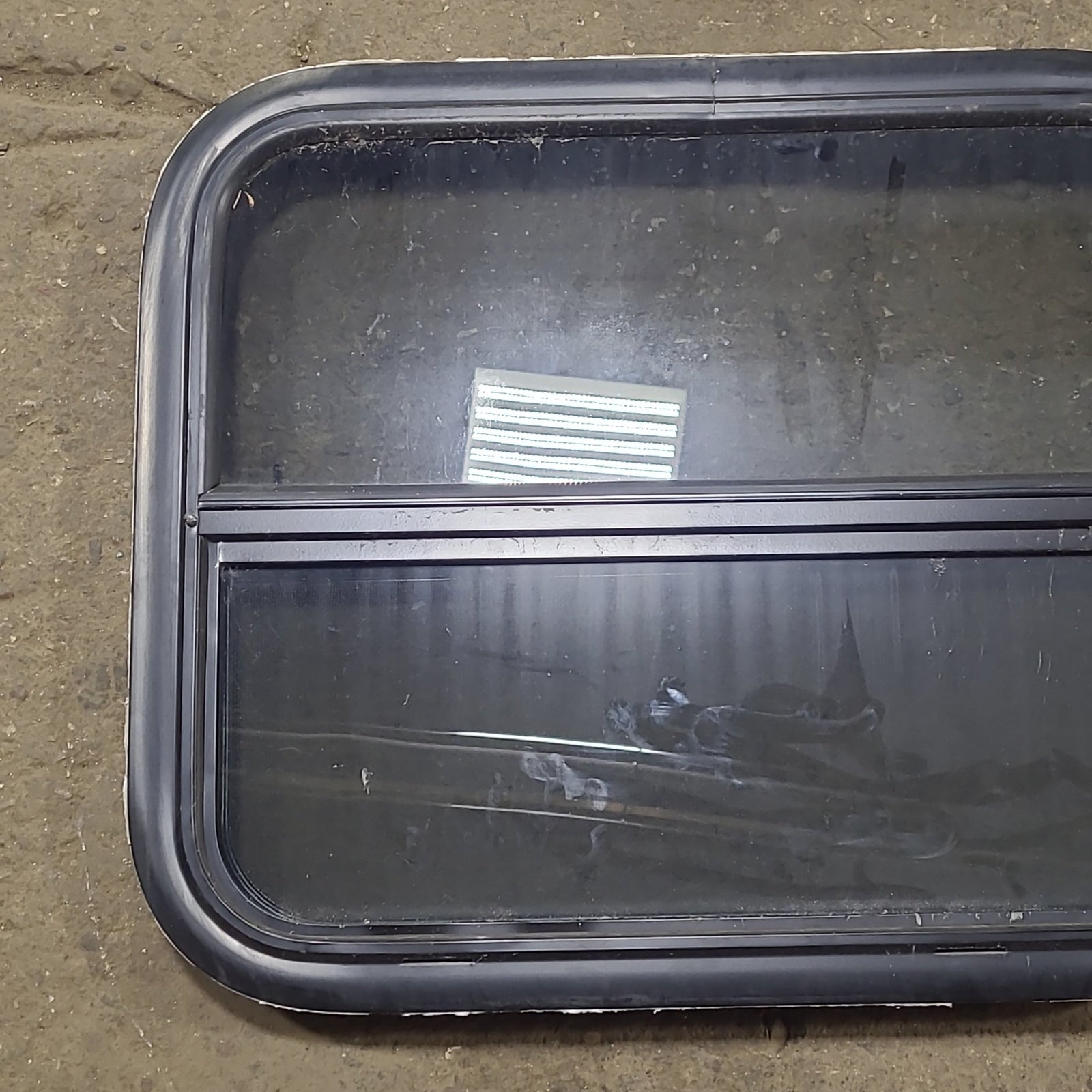 Used Black Radius Opening Window : 23 1/2