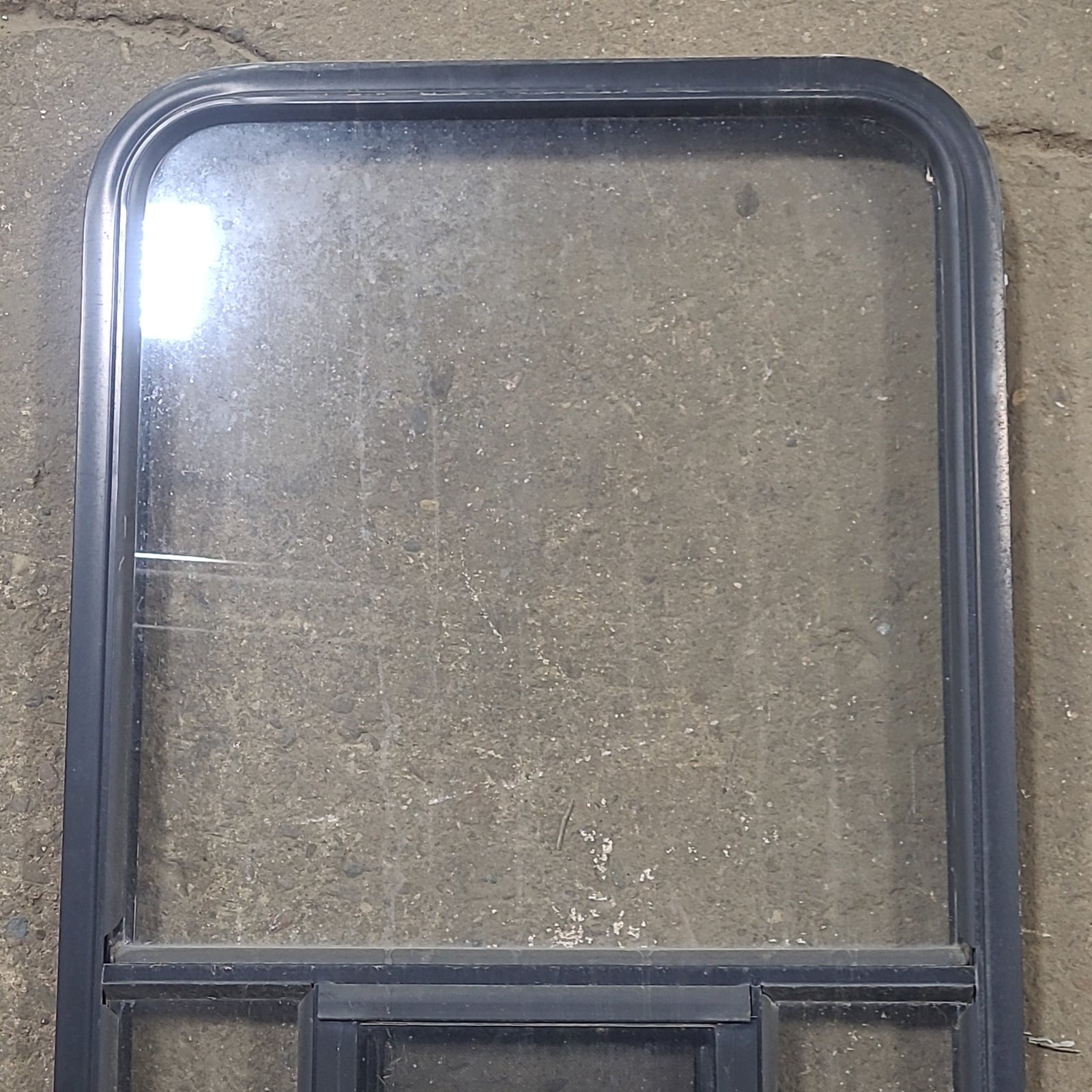 Used Black Radius Opening Window : 23 1/2