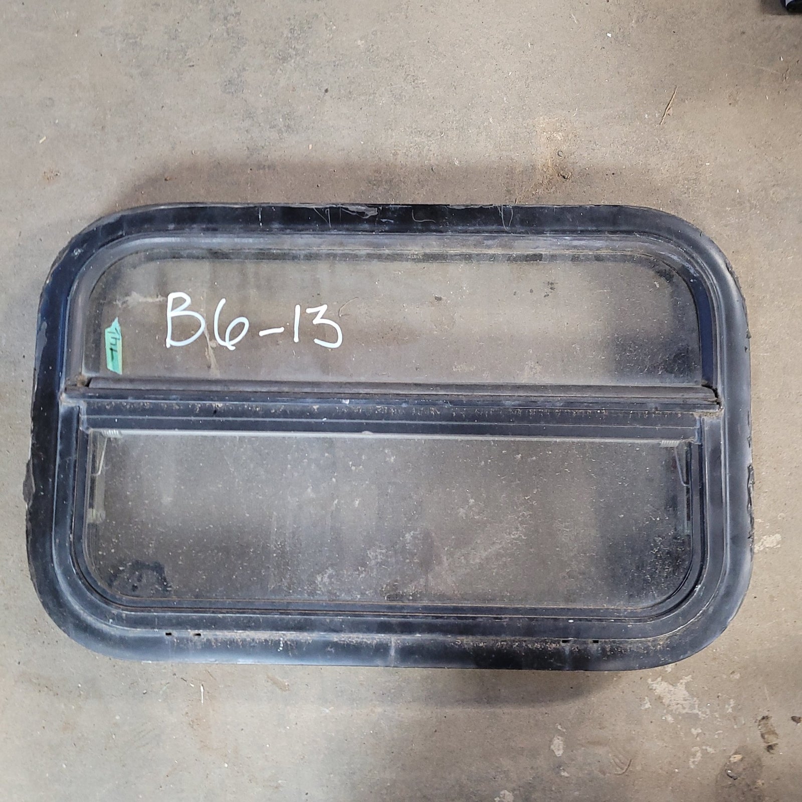 Used Black Radius Opening Window : 23 1/2 X 14 1/2 X 2