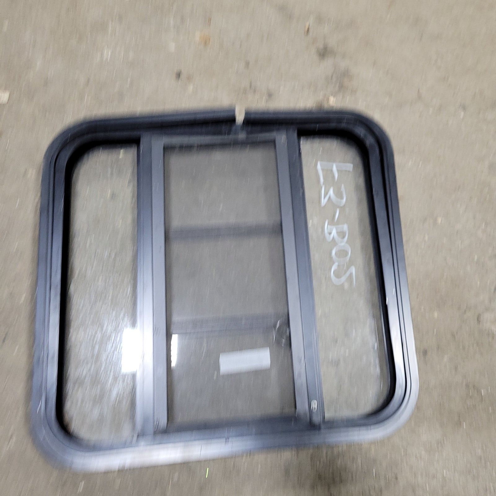 Used Black Radius Opening Window : 23 3/4