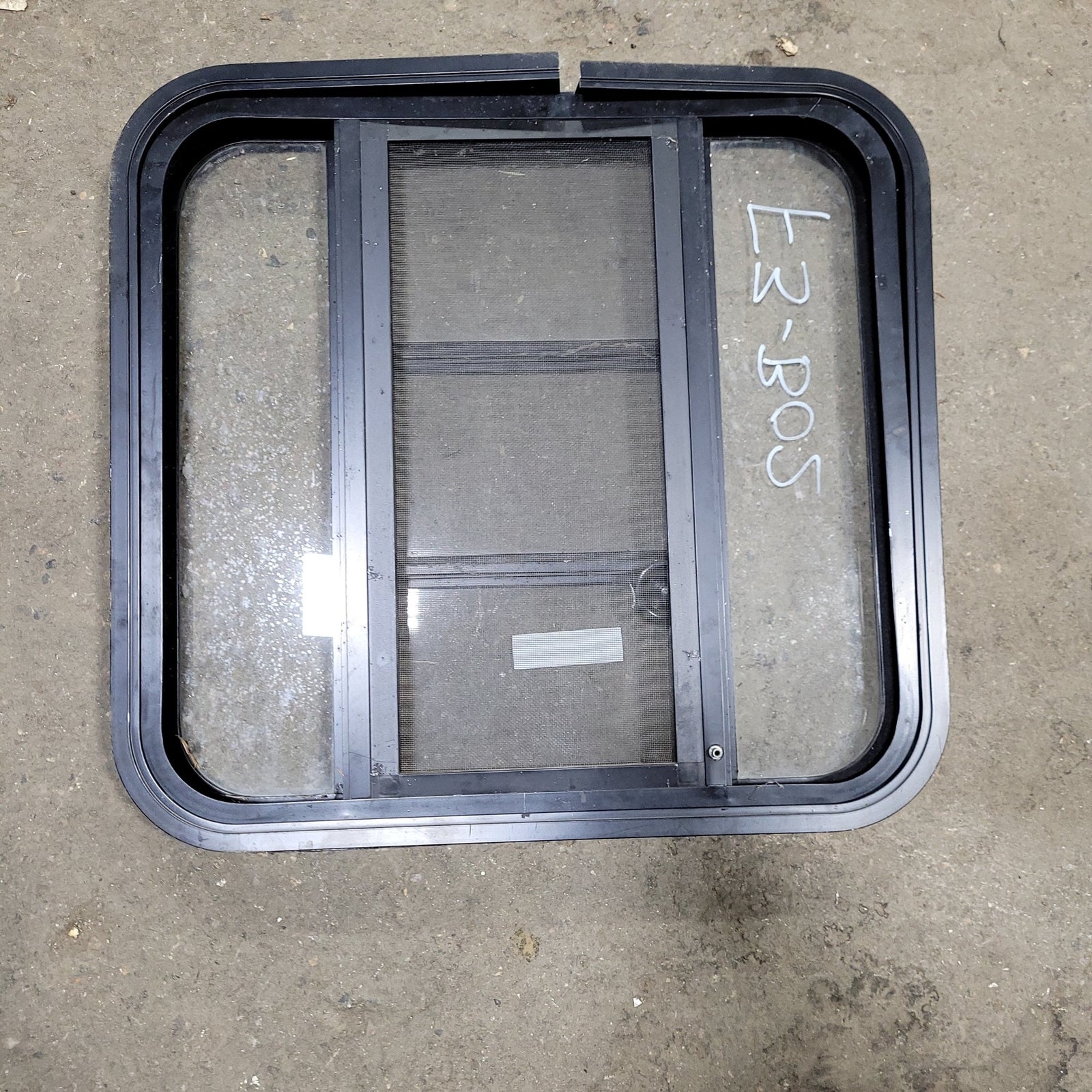 Used Black Radius Opening Window : 23 3/4