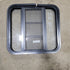 Used Black Radius Opening Window : 23 3/4" X 22 1/2" X 2" D - Young Farts RV Parts