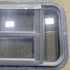 Used Black Radius Opening Window : 23" X 14 1/4" X 1 3/4" D - Young Farts RV Parts