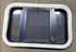 Used Black Radius Opening Window : 23" X 14 1/4" X 1 3/4" D - Young Farts RV Parts