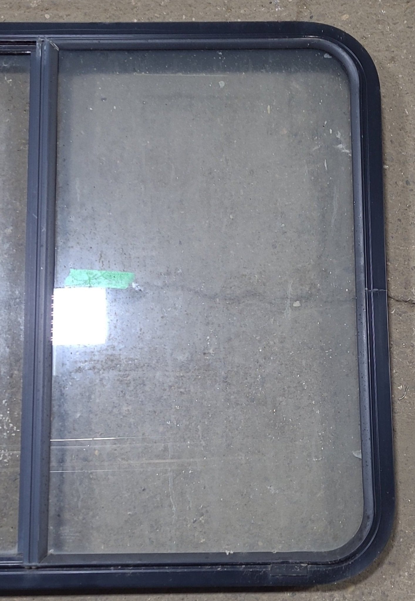 Used Black Radius Opening Window : 24 1/2