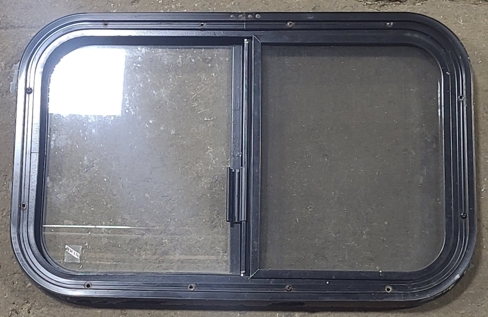 Used Black Radius Opening Window : 24 1/4