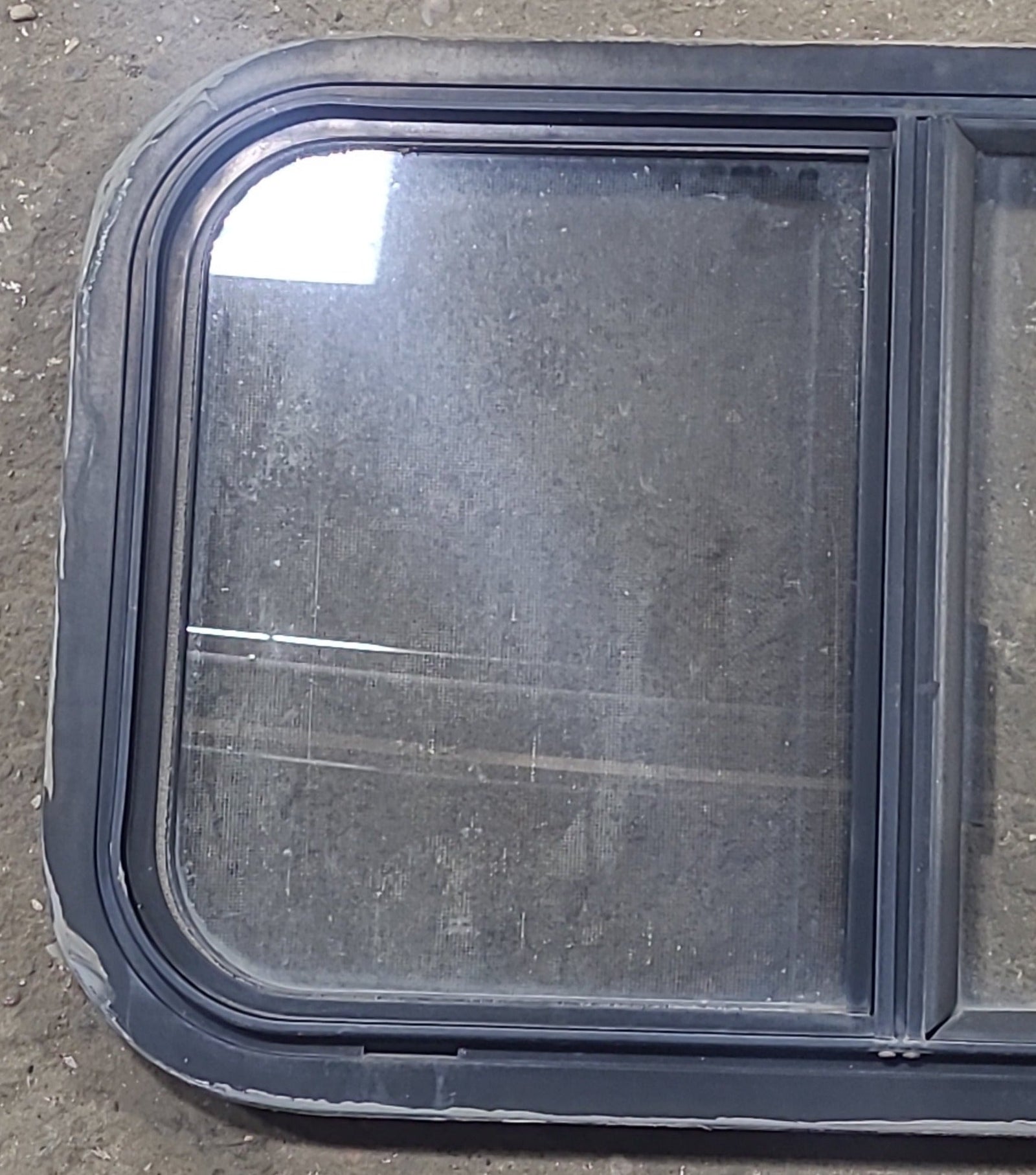 Used Black Radius Opening Window : 24 1/4