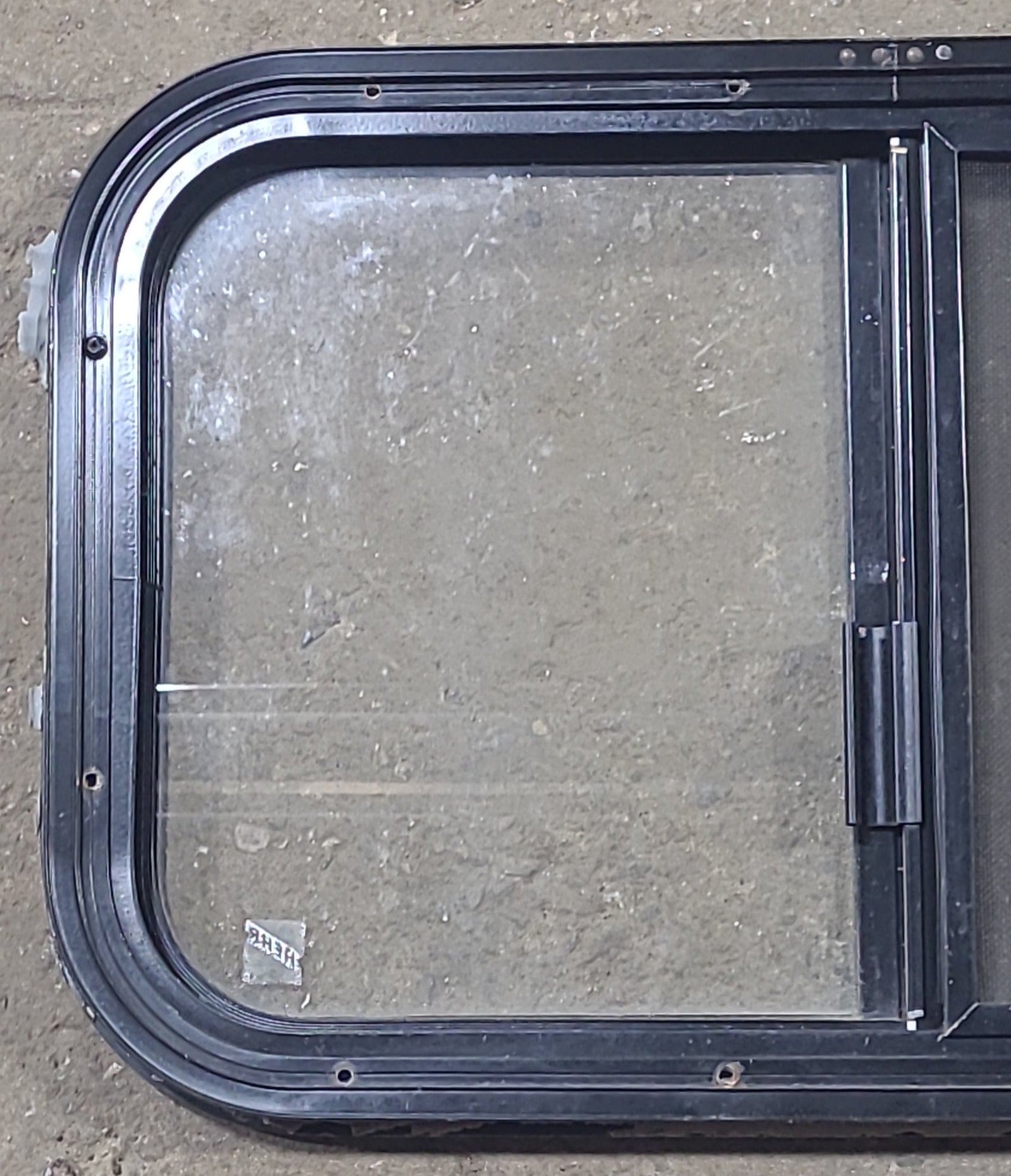 Used Black Radius Opening Window : 24 1/4