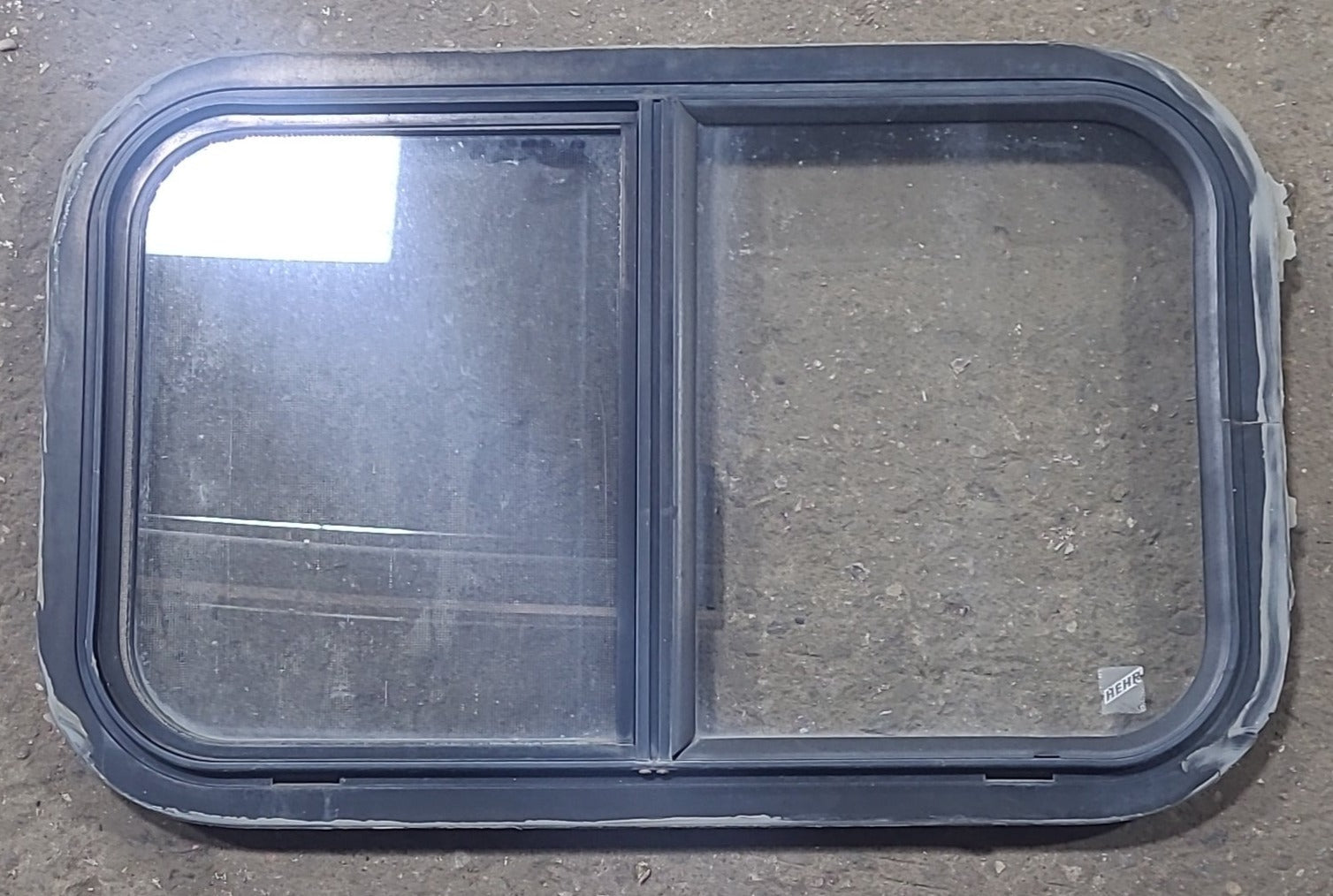 Used Black Radius Opening Window : 24 1/4