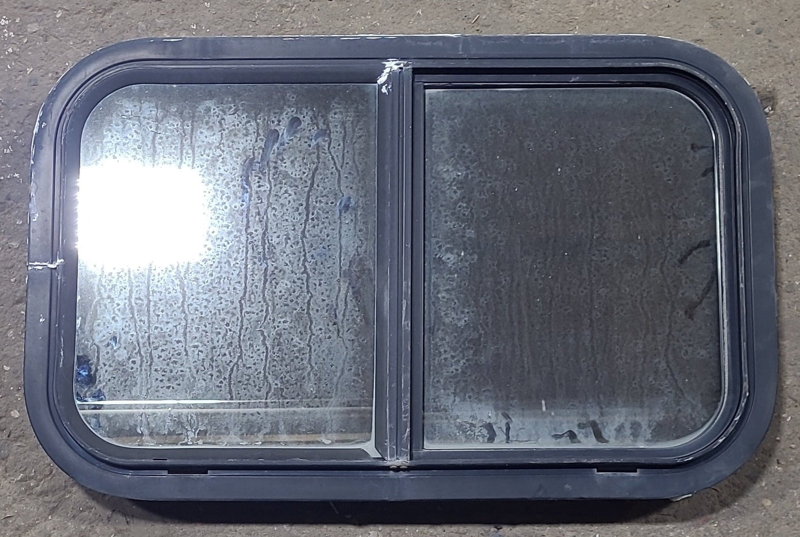 Used Black Radius Opening Window : 24 1/4