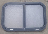 Used Black Radius Opening Window : 24 1/4