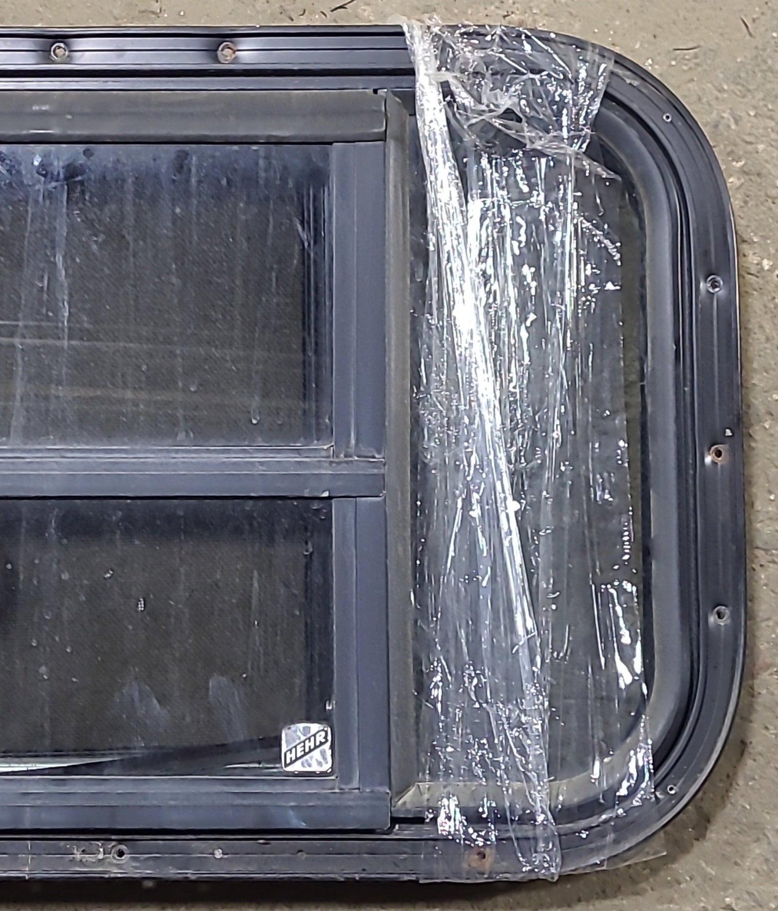 Used Black Radius Opening Window : 24 1/4