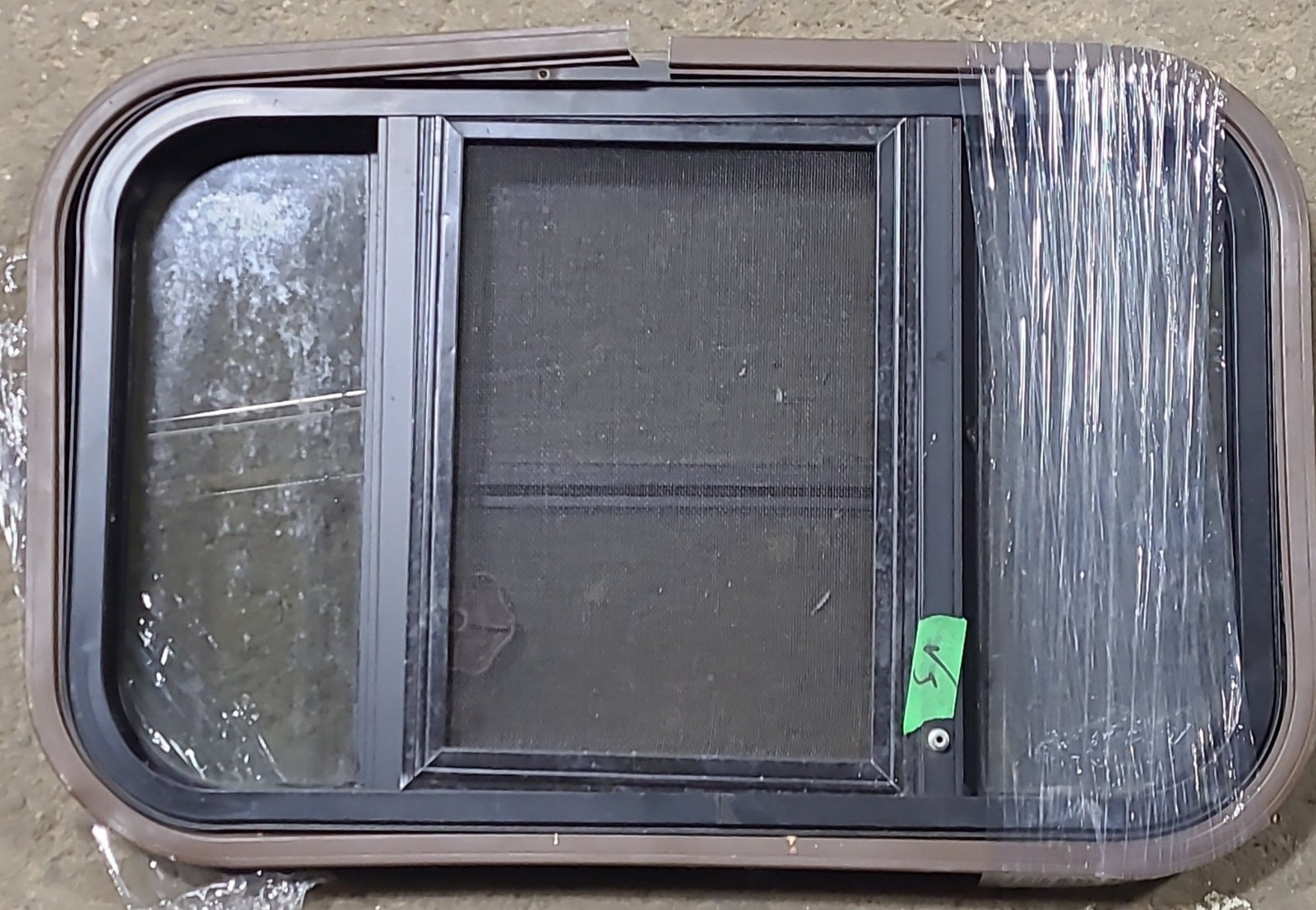 Used Black Radius Opening Window : 24 1/4