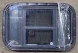 Used Black Radius Opening Window : 24 1/4