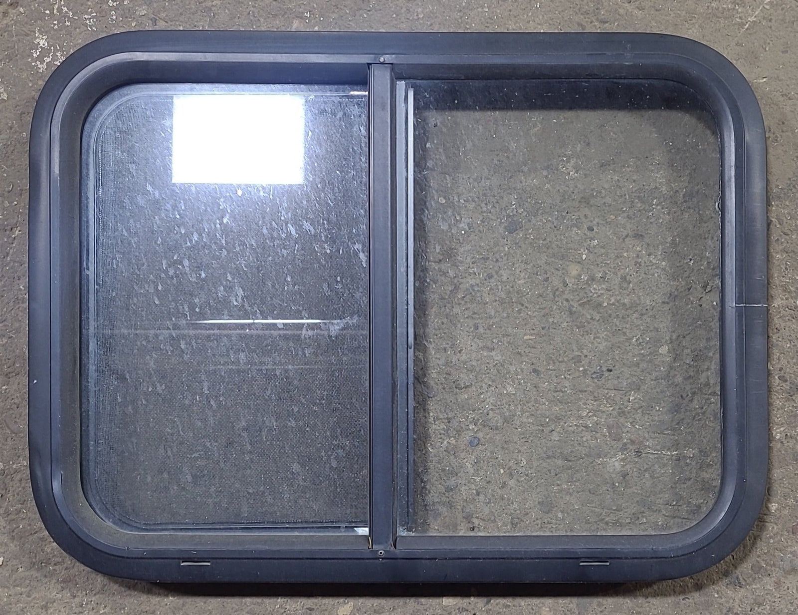 Used Black Radius Opening Window : 24 1/4