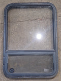 Used Black Radius Opening Window : 24 1/4