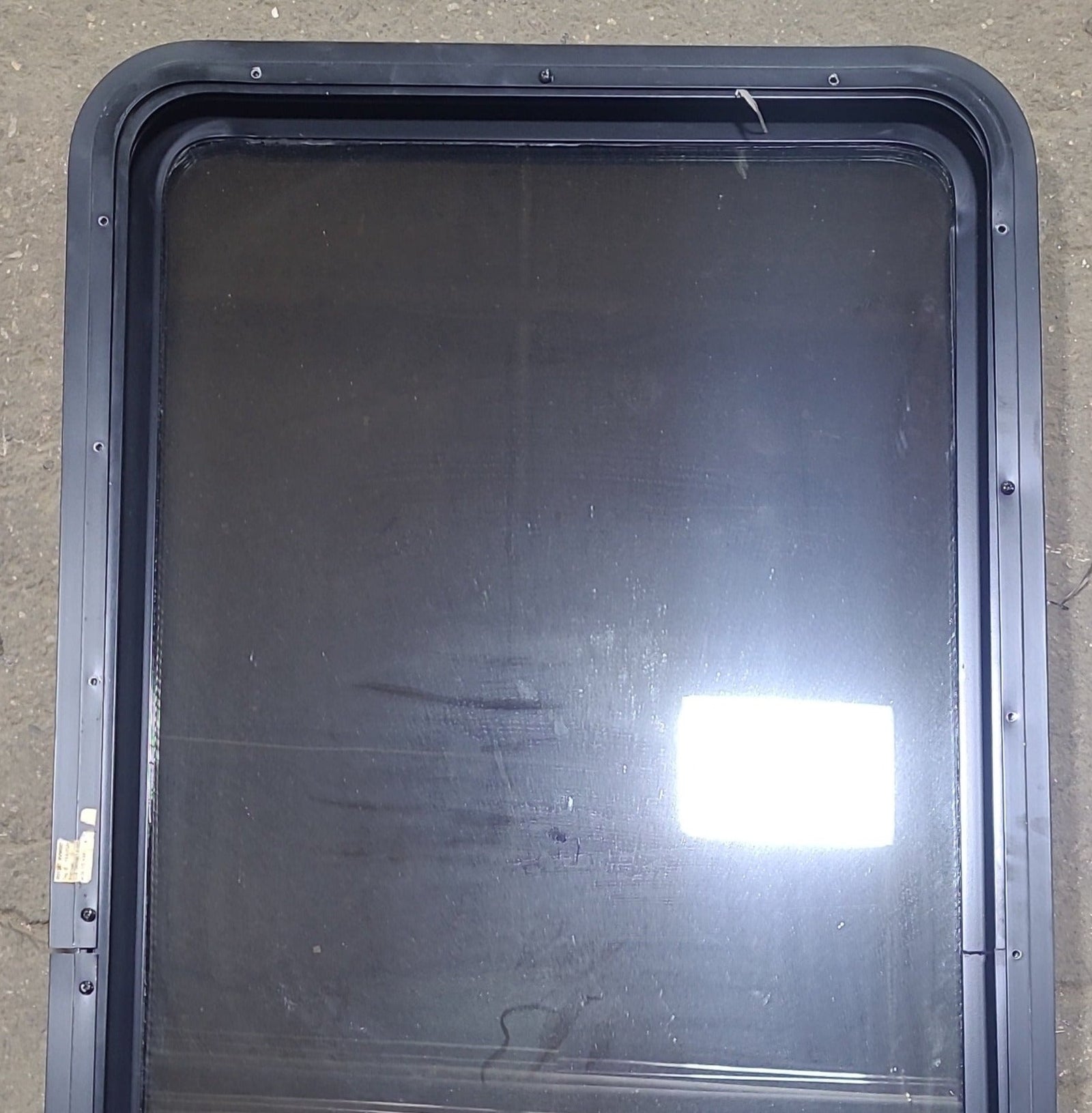 Used Black Radius Opening Window : 24 1/4