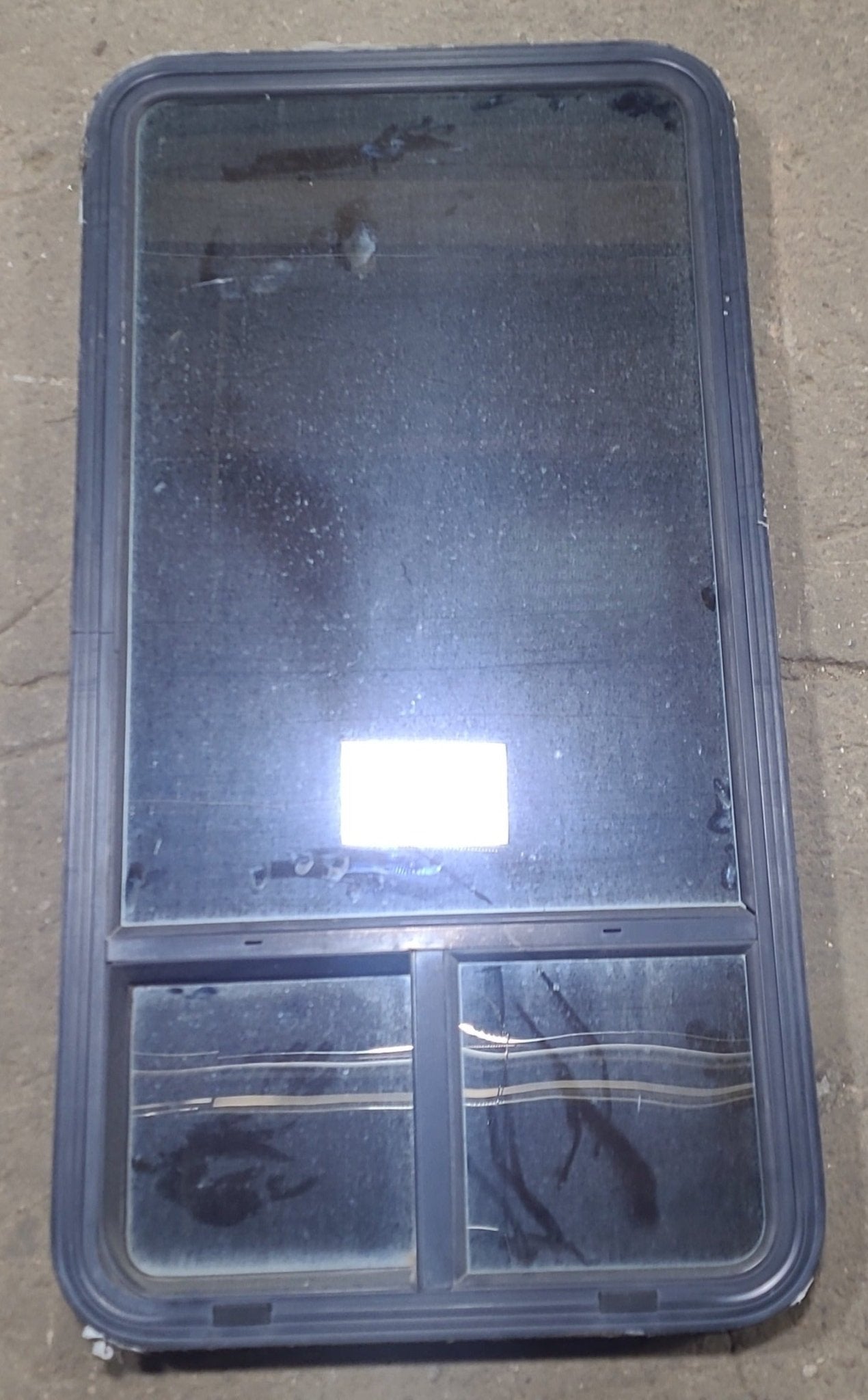 Used Black Radius Opening Window : 24 1/4