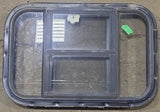 Used Black Radius Opening Window : 24 3/4