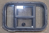 Used Black Radius Opening Window : 24 3/4