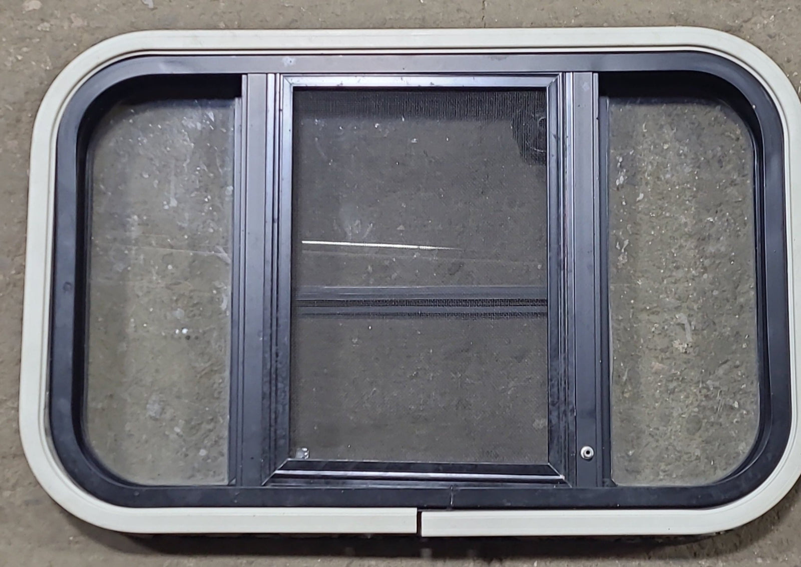 Used Black Radius Opening Window : 24 3/4