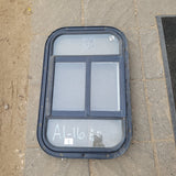 Used Black Radius Opening Window : 24 X 15 X 2