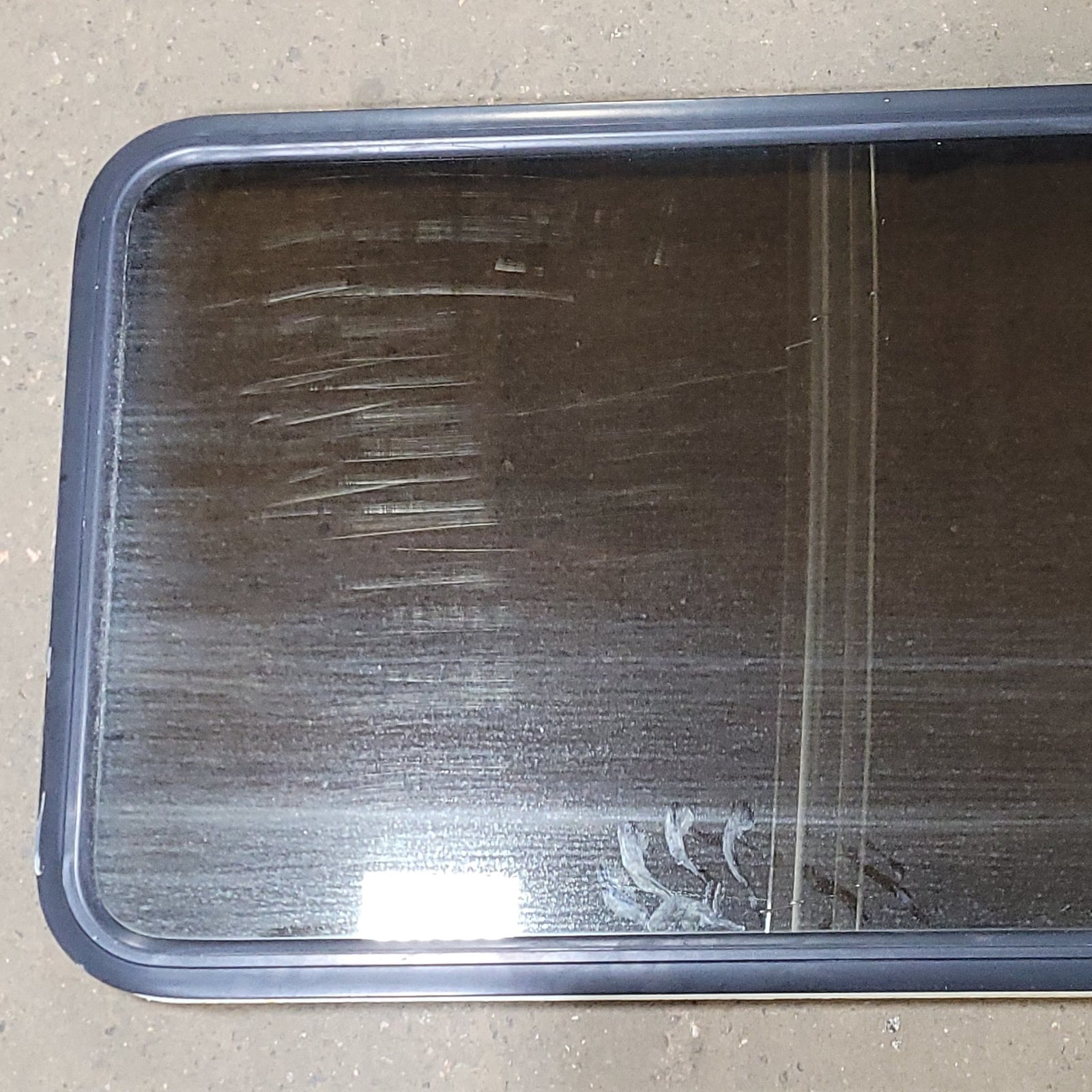 Used Black Radius Opening Window : 25 1/2