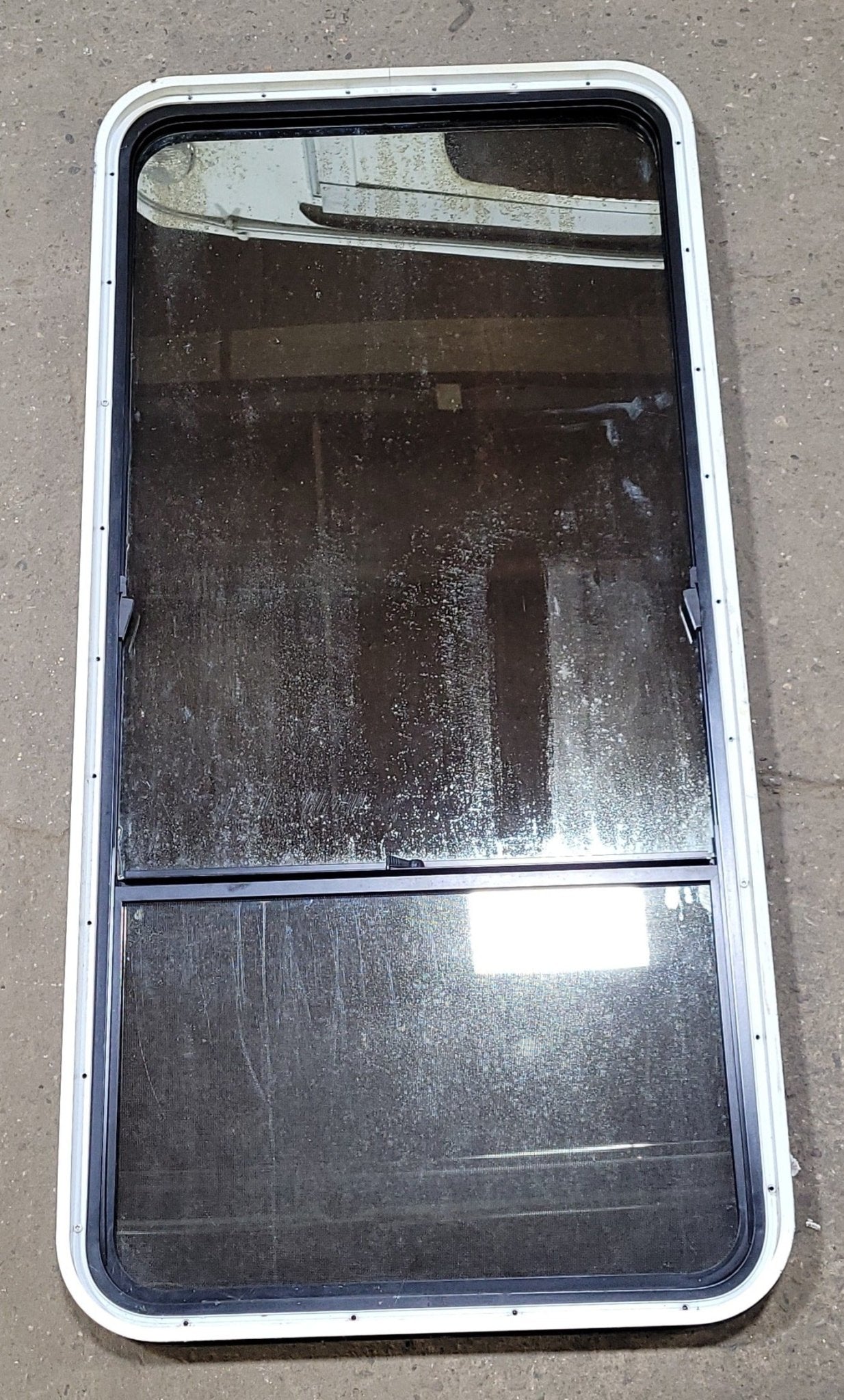 Used Black Radius Opening Window : 25 1/2