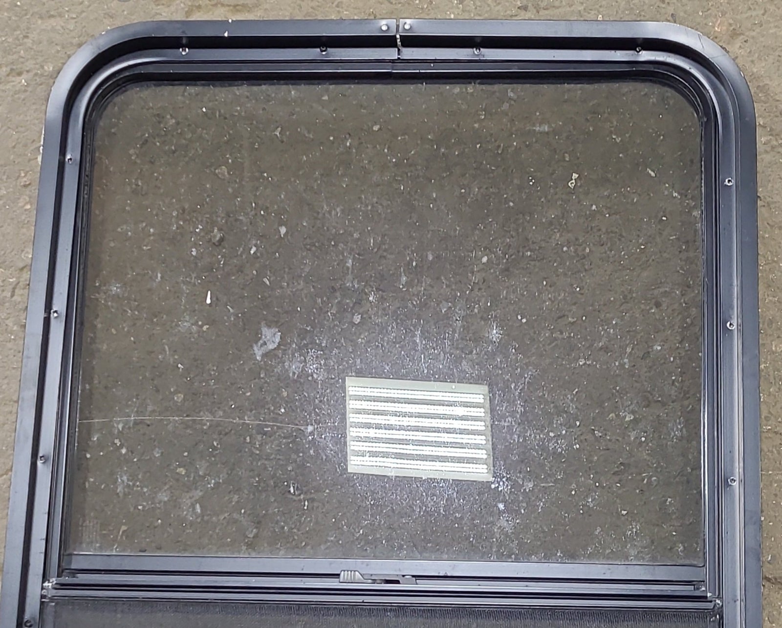 Used Black Radius Opening Window : 26 1/2