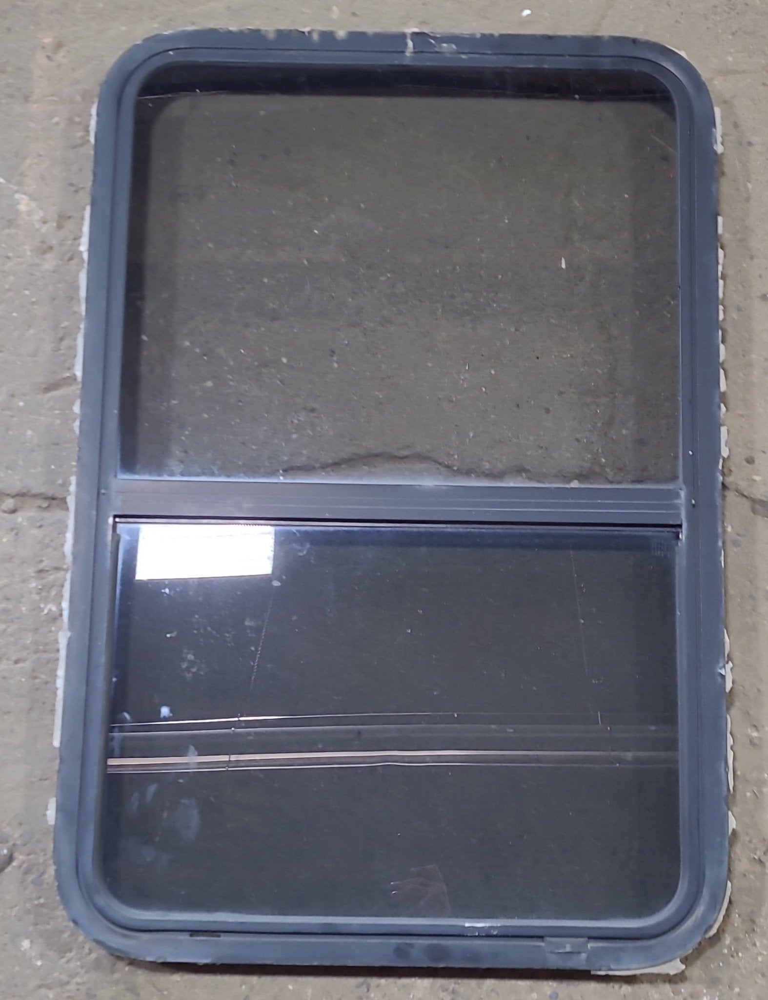 Used Black Radius Opening Window : 26 1/2